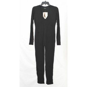 Naked Wardrobe Women's Size L V-Neck Jumpsuit, NwT MLT2424AFA